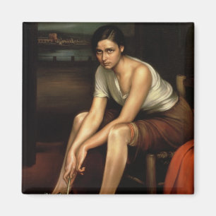 Aimant La jeune fille séduisante