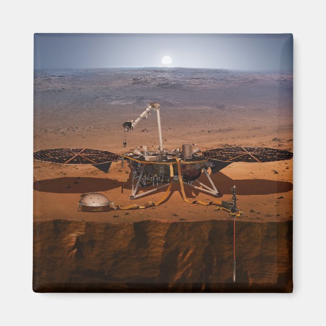 Aimant La Lander de l'Insight (Devant)