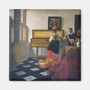 Aimant La leçon de musique de Johannes Vermeer