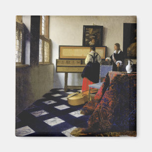Aimant La leçon de musique de Johannes Vermeer