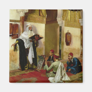 Aimant La leçon (huile sur la toile)
