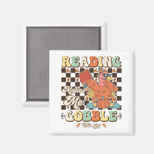 Aimant La Lecture Me Rend Gobble Avec Joie Cool Thanksgiv