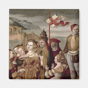 Aimant La légende de St Ursula, c.1530 (huile sur le