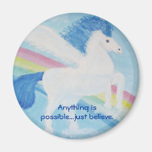 Aimant La licorne Aimant-Quelque chose est possible…