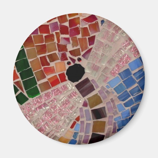 Aimant La luciole de mosaïque (Devant)