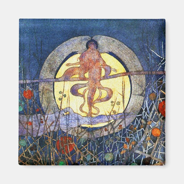 Aimant La lune de récolte - Charles Rennie Mackintosh (Devant)
