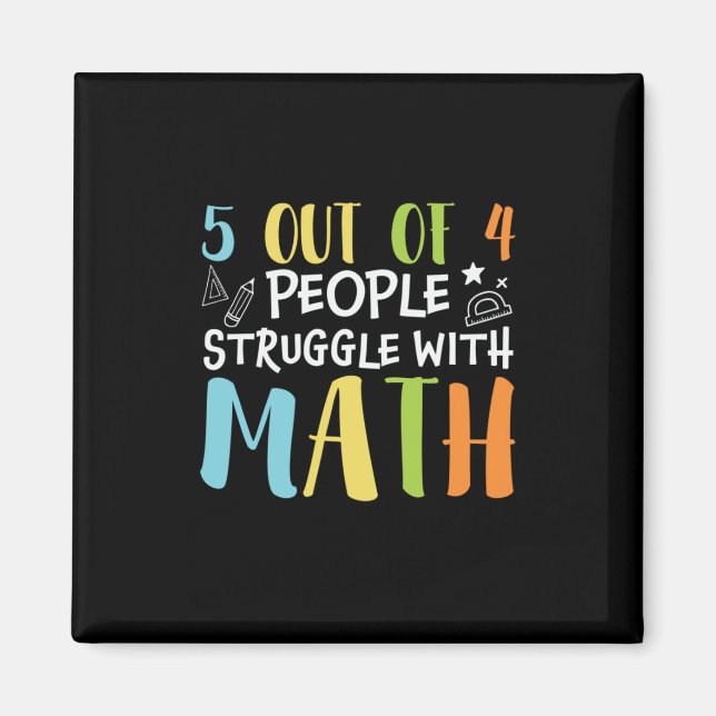 Aimant La lutte des professeurs de mathématiques avec les (Devant)