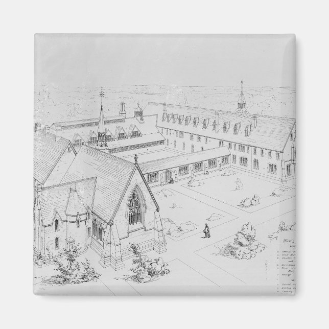 Aimant La Maison de la Miséricorde, Clewer (Devant)