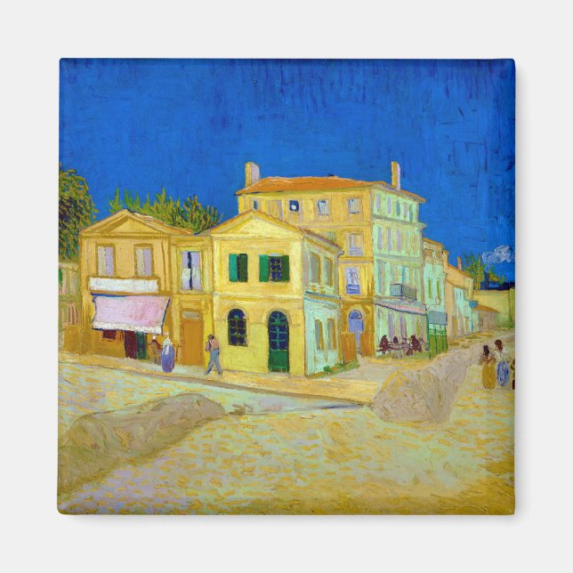 Aimant La Maison Jaune, Van Gogh (Devant)
