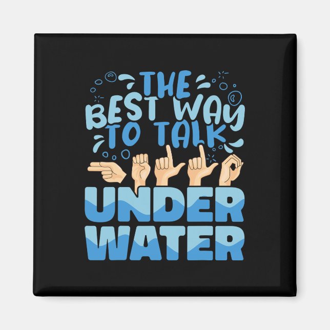 Aimant La meilleure façon de parler Lang des signes améri (Devant)