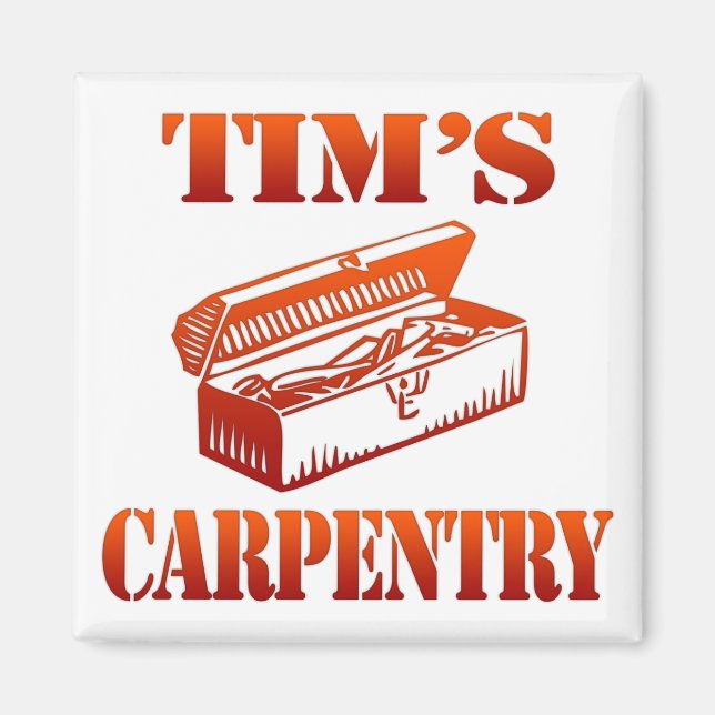 Aimant La menuiserie de Tim (Devant)
