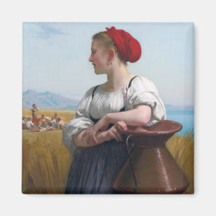 Aimant La moissonneuse, Bouguereau