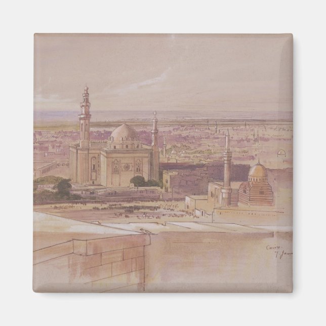 Aimant La mosquée Agra, Le Caire, 1849 (Devant)