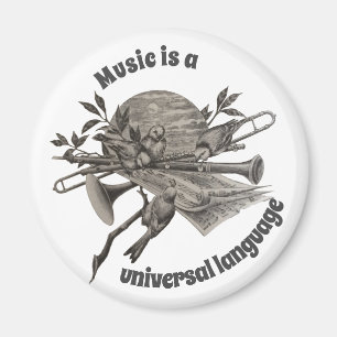Aimant La musique est des instruments universels et des o
