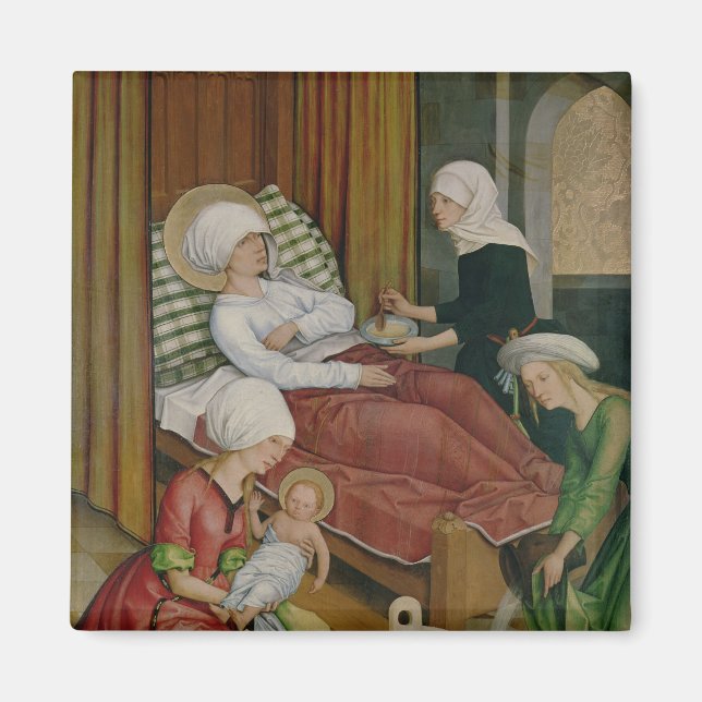 Aimant La naissance de la Vierge, c.1500 (Devant)