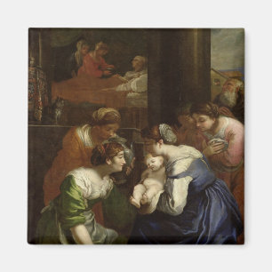 Aimant La naissance de la Vierge, c.1620