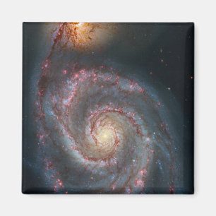 Aimant La NASA de galaxie en spirale du tourbillon M51