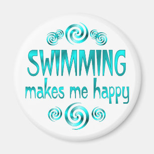 Aimant La natation me rend heureux