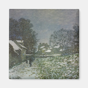 Aimant La neige à Argenteuil par Claude Monet