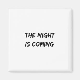 Aimant La nuit est prochaine conception de vacances de