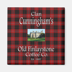 Aimant La Old Finlaystone Coffee Co. de Clan Cunningham.