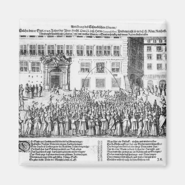 Aimant La Paix de Nuremberg, le 25 septembre 1649 (Devant)
