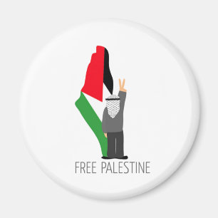 Aimant La Palestine libre avec la droite du retour