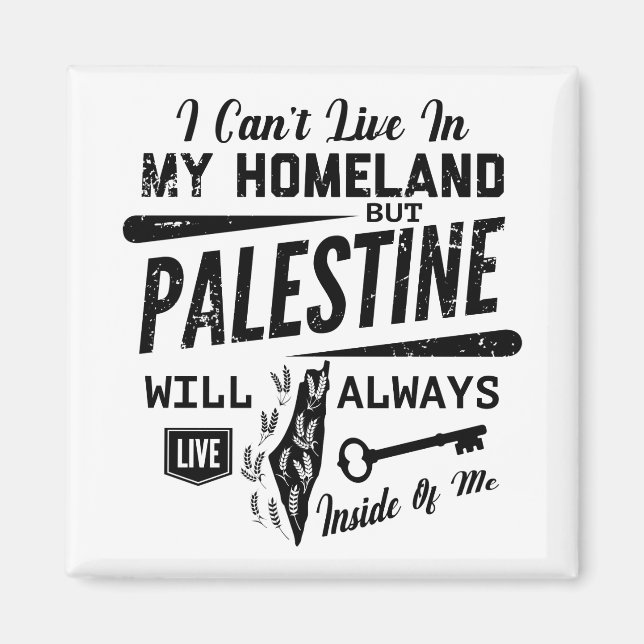 Aimant La Palestine vivra toujours à l'intérieur de mon b (Devant)