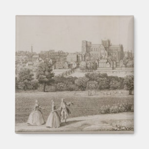 Aimant La perspective du sud-est de Rippon, 1731-48