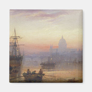 Aimant La piscine de Londres au crépuscule, 1876