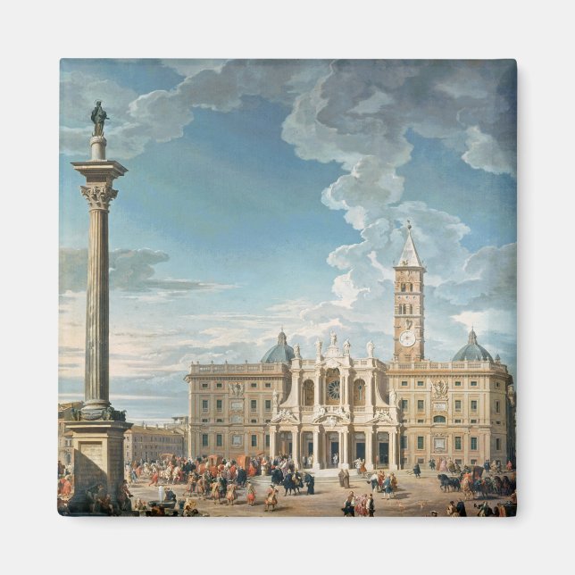Aimant La place Père Noël Maria Maggiore, 1752 (Devant)