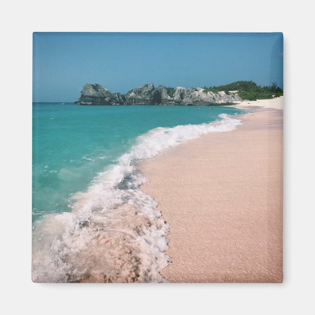 Aimant La plage des Bermudes (Devant)