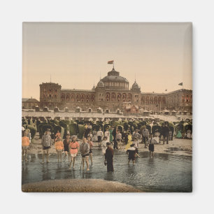 Aimant La plage et le Kursaal, Scheveningen, Pays-Bas