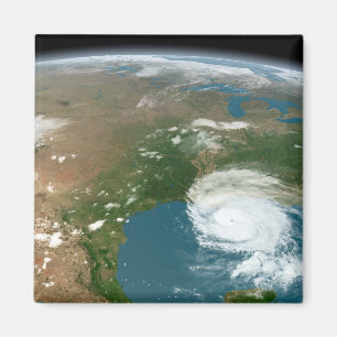 Aimant La Planète Panoramique Terre Et Les Etats-Unis.