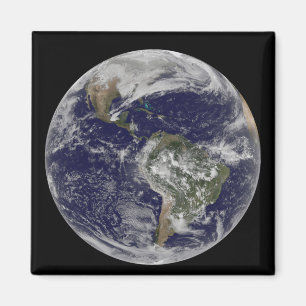 Aimant La pleine terre montrant l'Amérique du Nord et de
