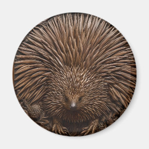 Aimant La plume de la nature : l'échidné australien dans