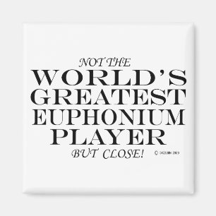 Aimant La plus grande fin de joueur d'euphonium
