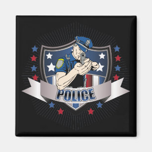 Aimant La police Crest