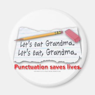 Aimant La ponctuation sauve des vies