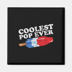 Aimant La Pop la plus froide jamais Popsicle Funny Retro