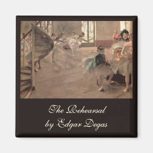 Aimant La Répétition par Edgar Degas, Art de ballet vinta