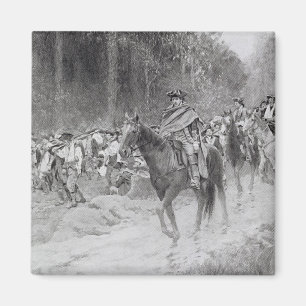 Aimant La retraite de Washington de grands prés