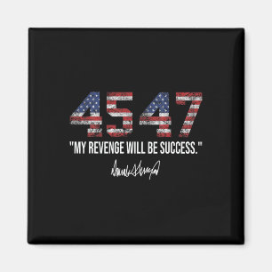 Aimant La revanche sera un succès Drapeau américain Trump