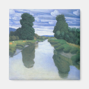 Aimant La rivière de Berville par Felix Vallotton, Fine A