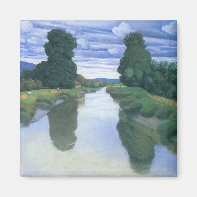 Aimant La rivière de Berville par Felix Vallotton, Fine A (Devant)