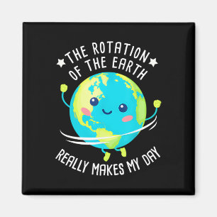 Aimant La rotation de la Terre rend ma journée drôle Scie
