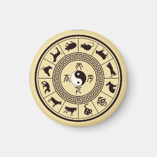 Aimant La Roue du Zodiaque Tai Chi