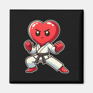 Aimant La Saint-Valentin Cœur Karaté Taekwondo Mma Arts M
