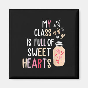 Aimant La Saint-Valentin des enseignants - Ma classe est