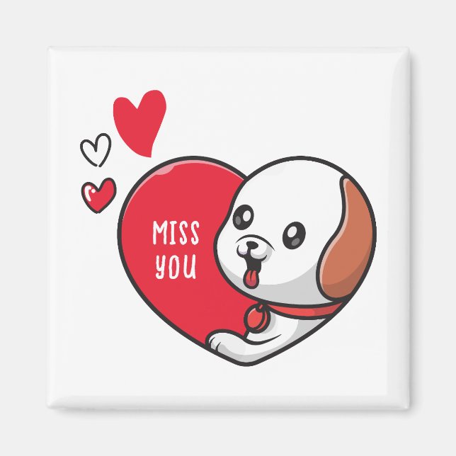 Aimant La Saint-Valentin, Tu me manques (Devant)